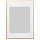 LOMVIKEN Frame, gold, 19 ¾x27 ½ "