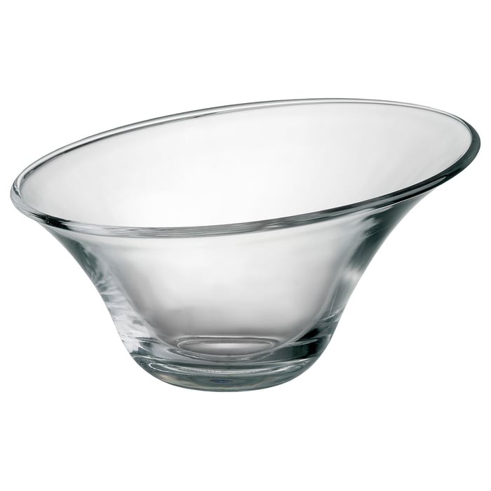 LOTSFISK dessert bowl, clear glass, 5" IKEA