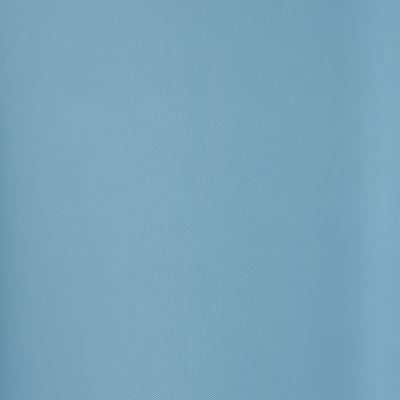 Light blue shower curtain; soft, durable, water-repellent plastic; ideal bathroom harmony.