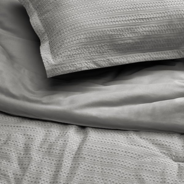 LUKTVICKER Comforter set, gray, Twin/Twin X-long