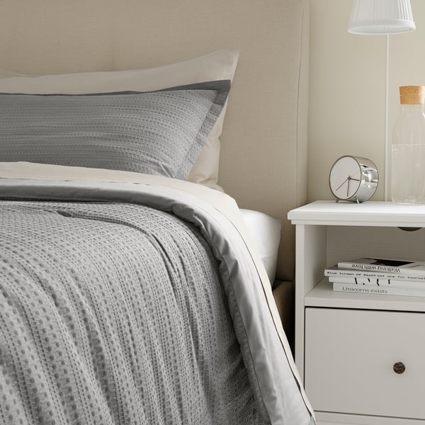 LUKTVICKER Comforter set, gray, Twin/Twin X-long