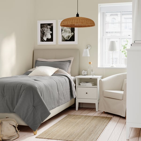 LUKTVICKER Comforter set, gray, Twin/Twin X-long