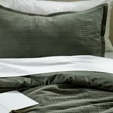 LUKTVICKER Comforter set, green, Full/Queen