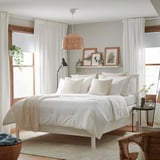 LUKTVICKER Comforter set, white, Full/Queen