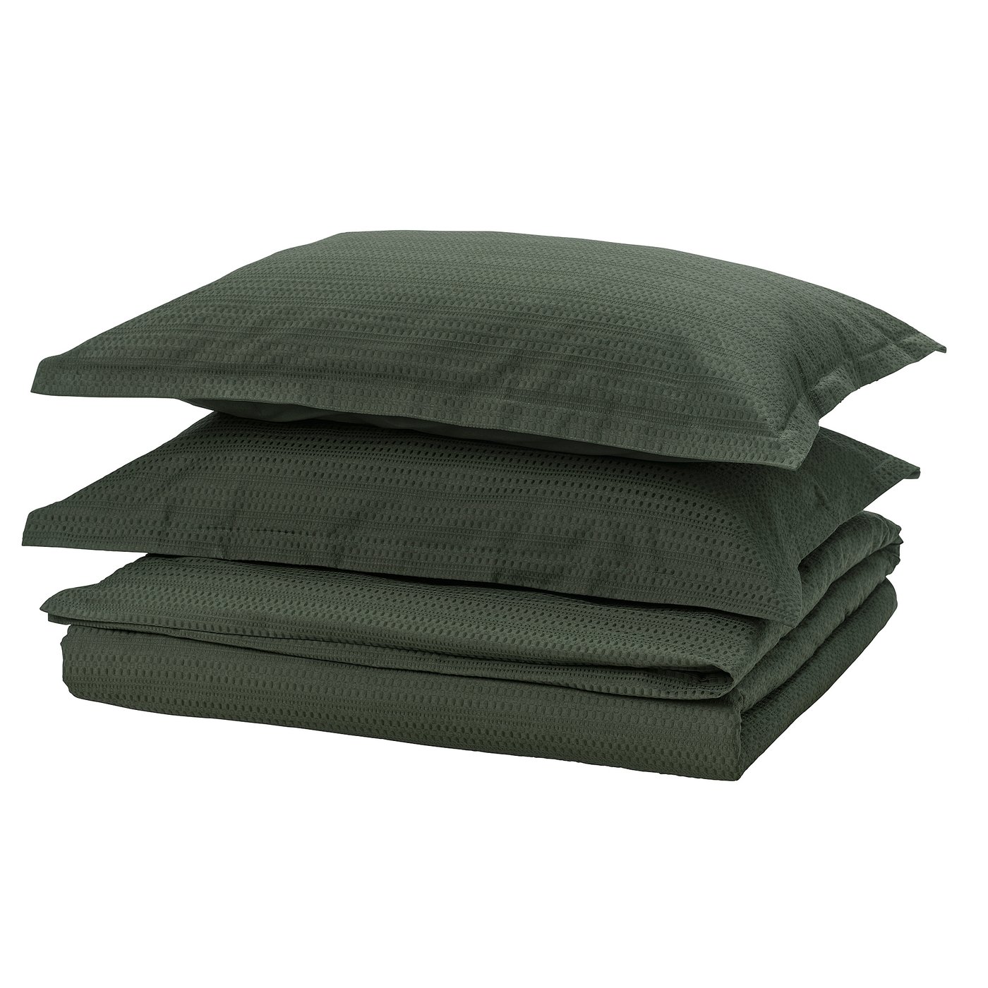 Duvet Cover And Pillowcase(S), Dark Green