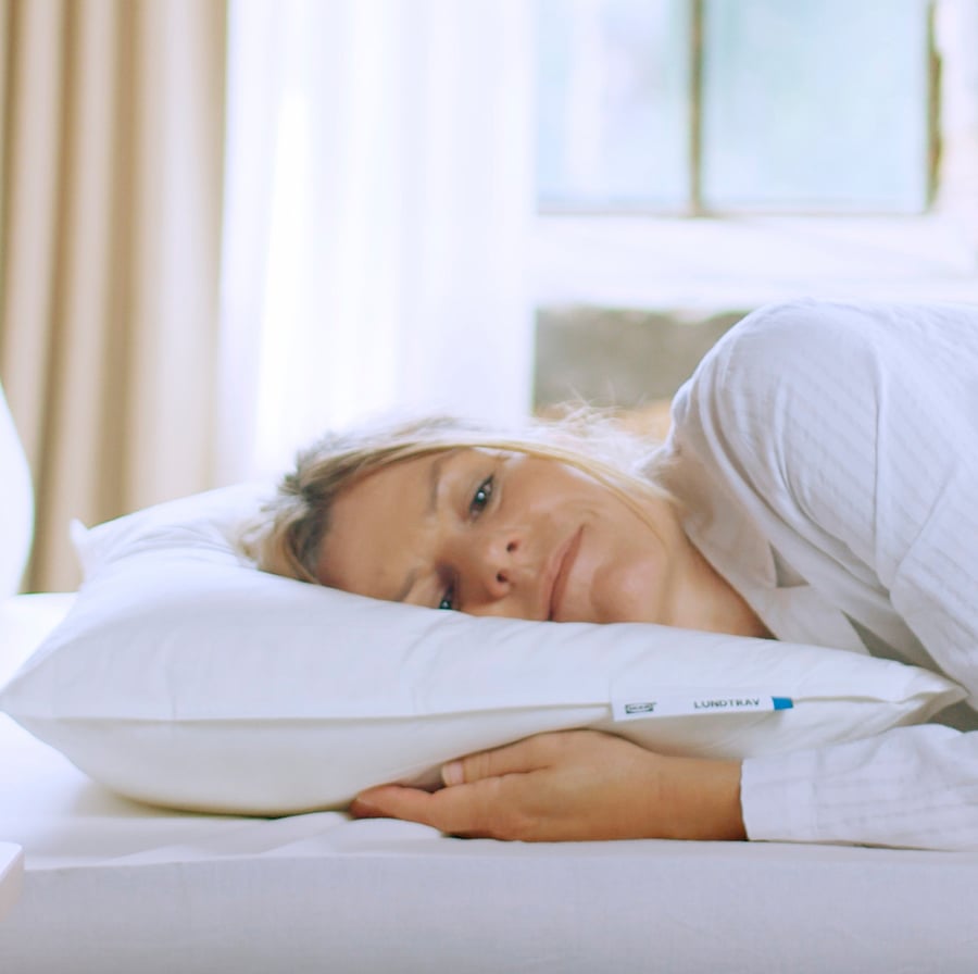 LUNDTRAV Pillow, high, Queen IKEA