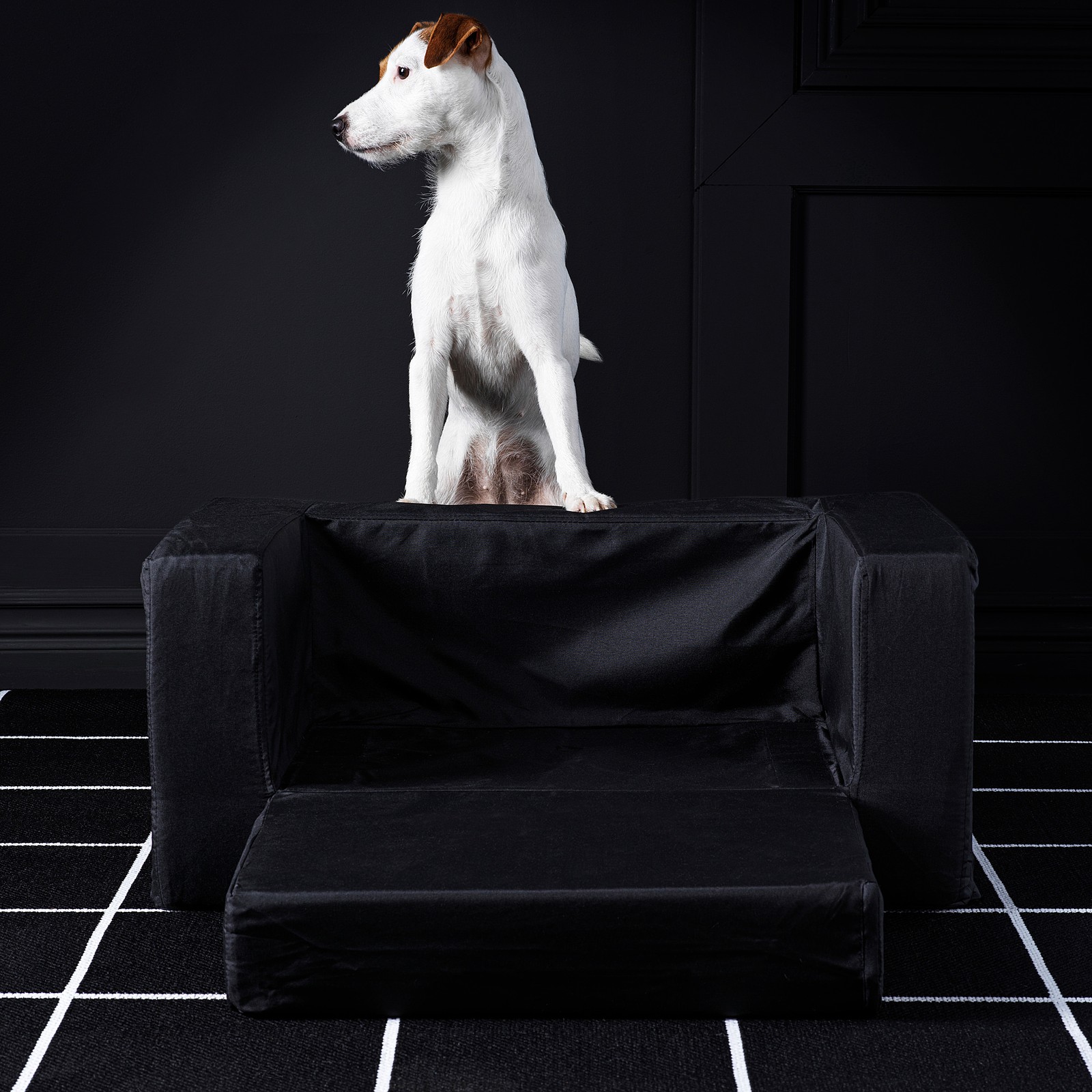 LURVIG Cat/dog bed, black IKEA