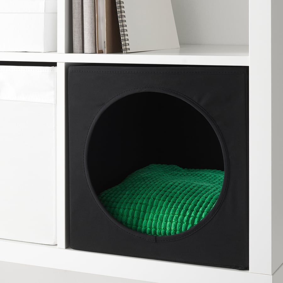 LURVIG Cat house, black, 13x15x13" IKEA