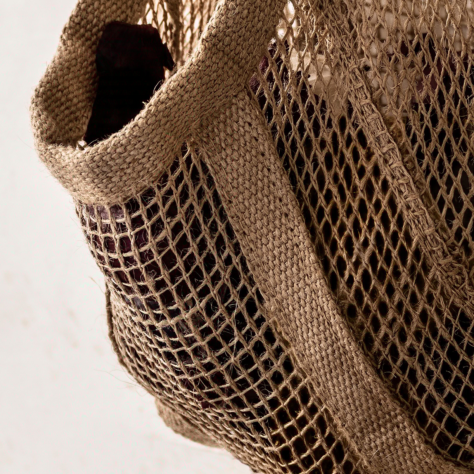 LUSTIGKURRE Basket, natural jute, 9 ¾x7 ¾x13" IKEA