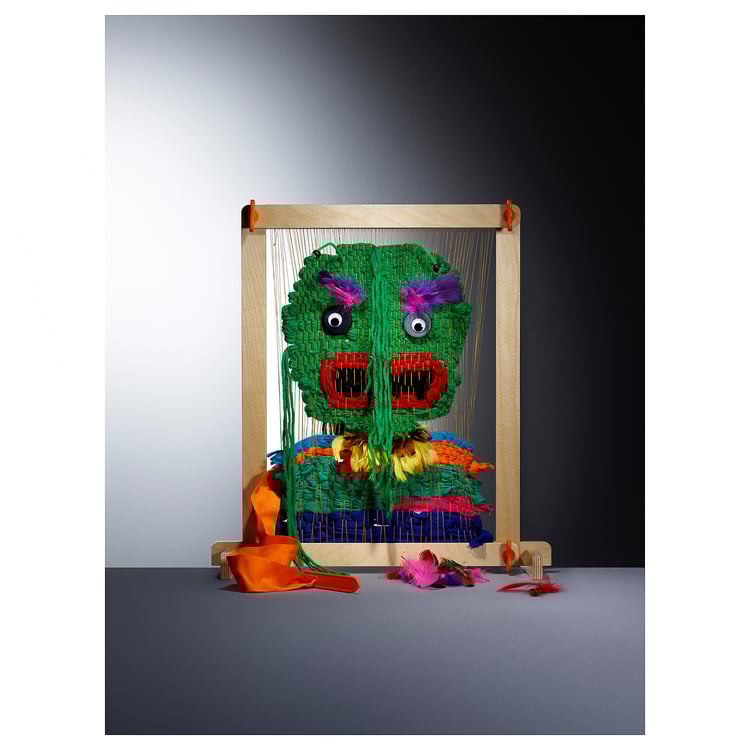 LUSTIGT 7piece weaving loom set IKEA