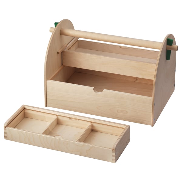 Lustigt Arts And Crafts Storage Caddy Wood Ikea