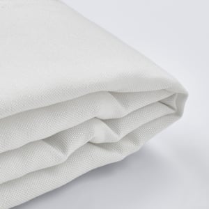White fabric detail, smooth texture, clean and well-made.