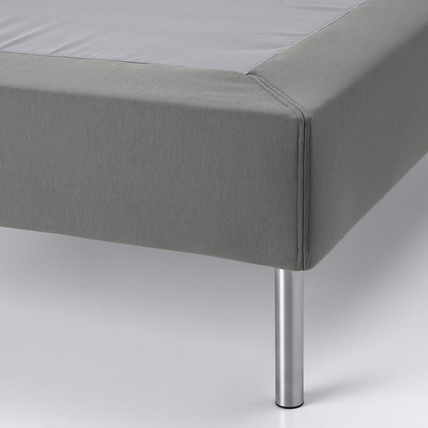 LYNGÖR slatted mattress base with legs, dark gray, Queen IKEA