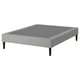 LYNGÖR Slatted mattress base with legs, dark gray, King