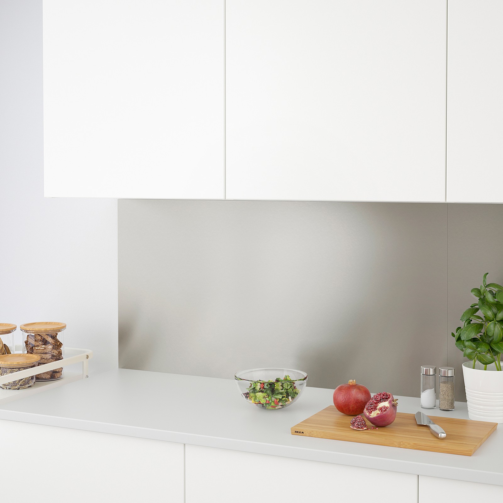 LYSEKIL Wall panel, double sided brass color, stainless steel color IKEA