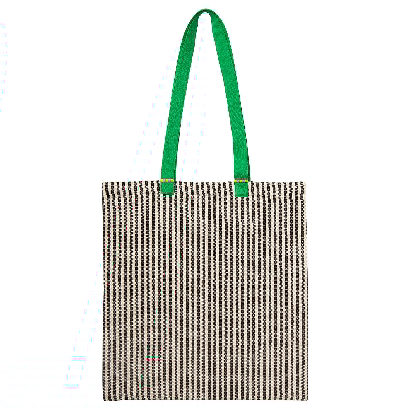 Bag, Green/Stripe White/Black