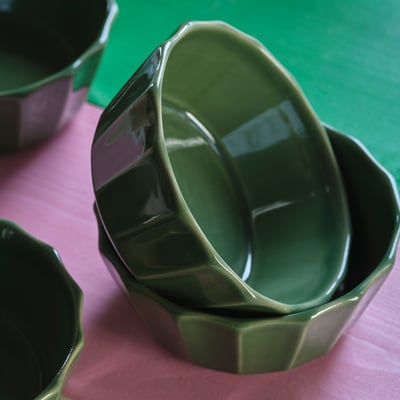 MÄVINN Bowl, green, 5 ½ "