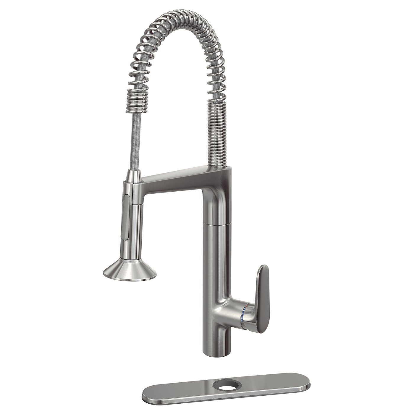 Pull Down Kitchen Faucet With Spray, Stainless Steel
