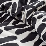 MAJSMOTT Comforter set, black/white, Twin/Twin X-long