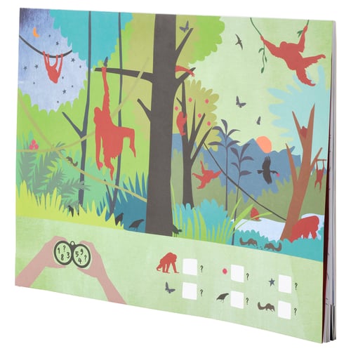 MÅLA activity book orangutan 24 pieces 15 ¾ " 11 ¾ "