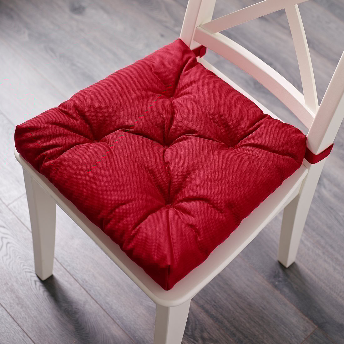 MALINDA Chair pad, red, 16/14x15x3" IKEA