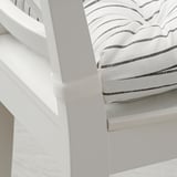 MALINDA Chair pad, stripe gray, 16/14x15x3 "