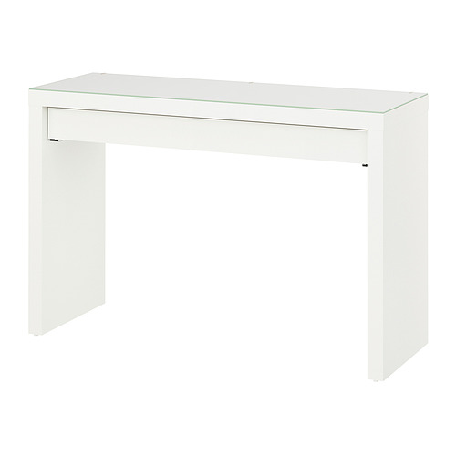 MALM Dressing table, white, 47 1/4x16 1/8 "
