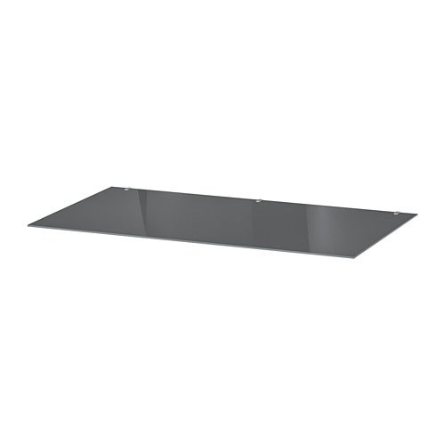 MALM Glass top clear gray, 31 1/2x18 7/8 " IKEA