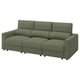 MALMKÖPING 3-seat sofa, Tibbleby gray-green