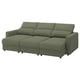 MALMKÖPING 3-seat sofa, with chaise/Tibbleby gray-green