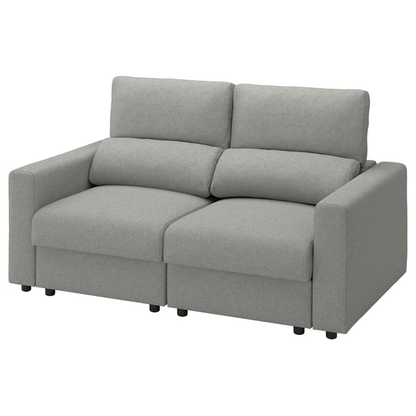 MALMKÖPING Loveseat, Tibbleby beige/gray