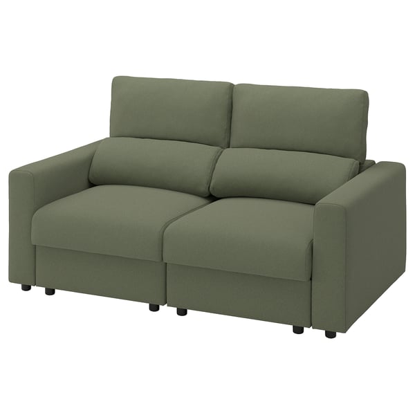 MALMKÖPING Loveseat, Tibbleby gray-green