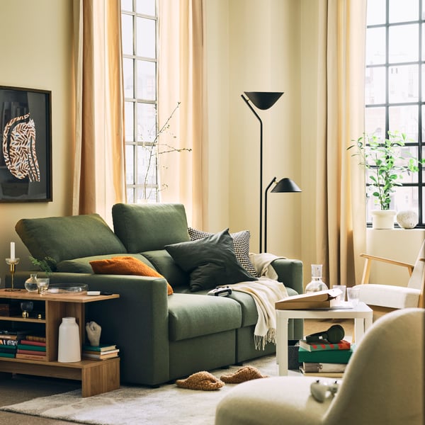 MALMKÖPING Loveseat, Tibbleby light beige