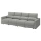 MALMKÖPING Sectional, 4-seat, Tibbleby beige/gray