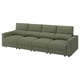 MALMKÖPING Sectional, 4-seat, Tibbleby gray-green