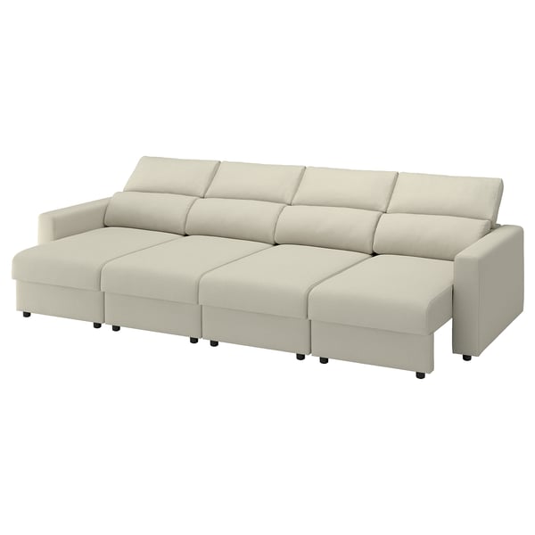 MALMKÖPING Sectional, 4-seat, Tibbleby light beige