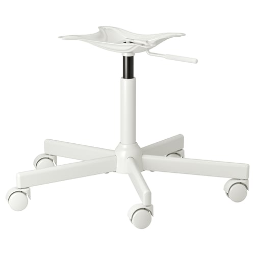 MALSKÄR Chair frame, swivel - white