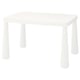 MAMMUT Children's table, indoor/outdoor white, 30 3/8x21 5/8 "