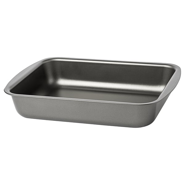 MÅNGYLTA Roasting pan, gray, 13 "