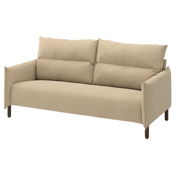 MANNARP 3-seat sofa, Saxemara gray-beige