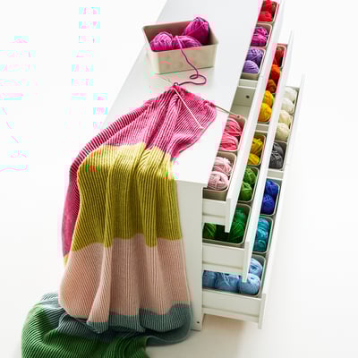 MARGOSATRÄD Throw, multicolor, 51x67 "