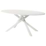 MARIEDAMM Table, white/stone effect white, 70 7/8x39 3/8 "