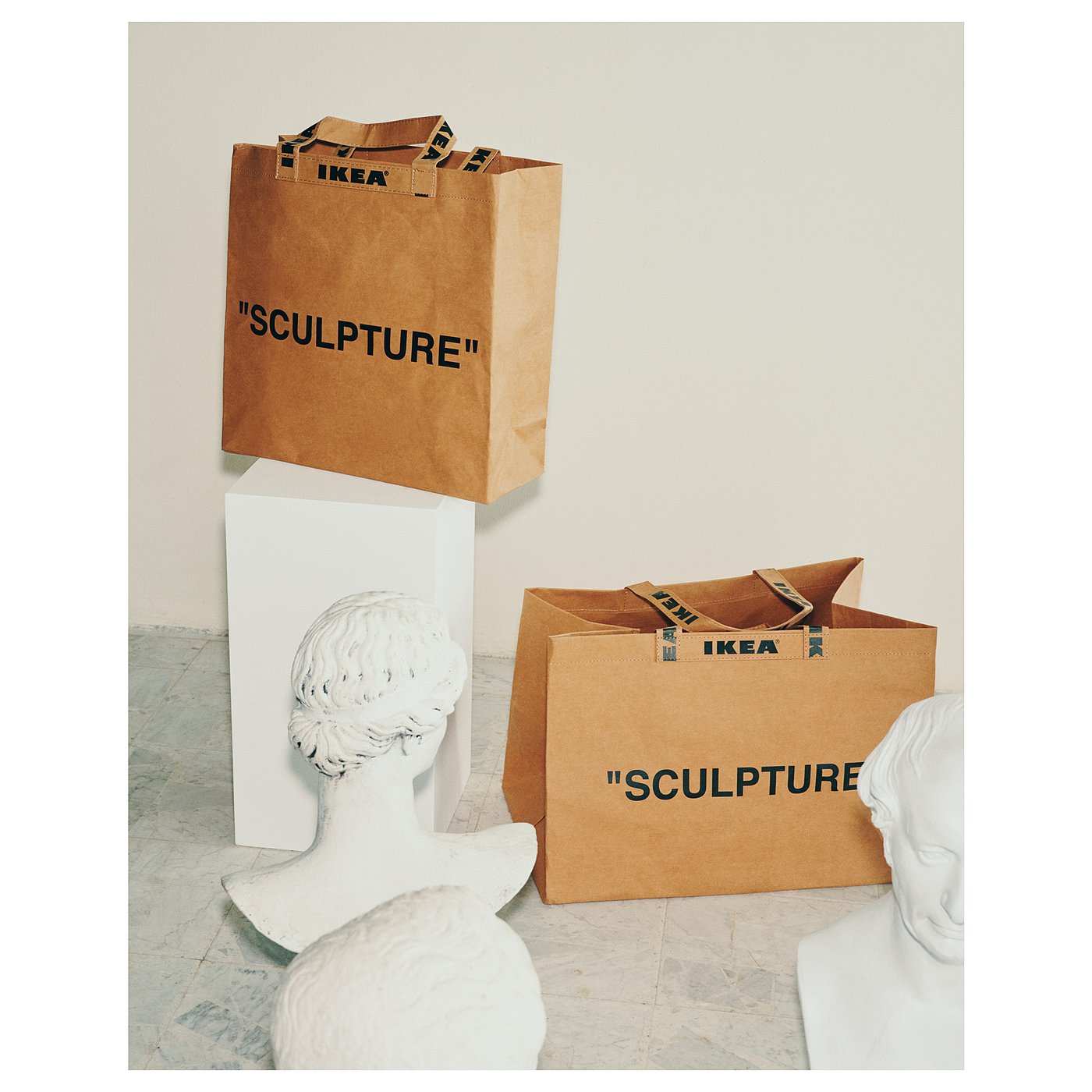 Markerad Shopping Bag Medium Natural Ikea