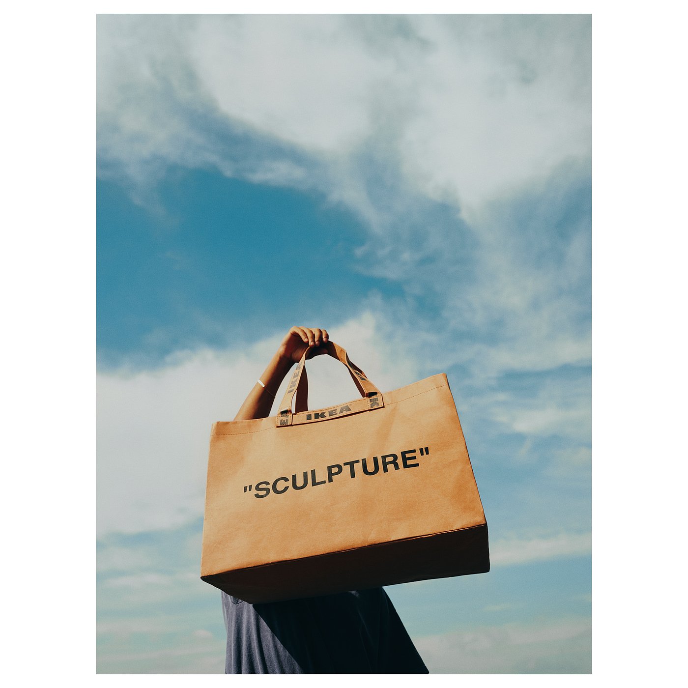 Markerad Shopping Bag Medium Natural Ikea