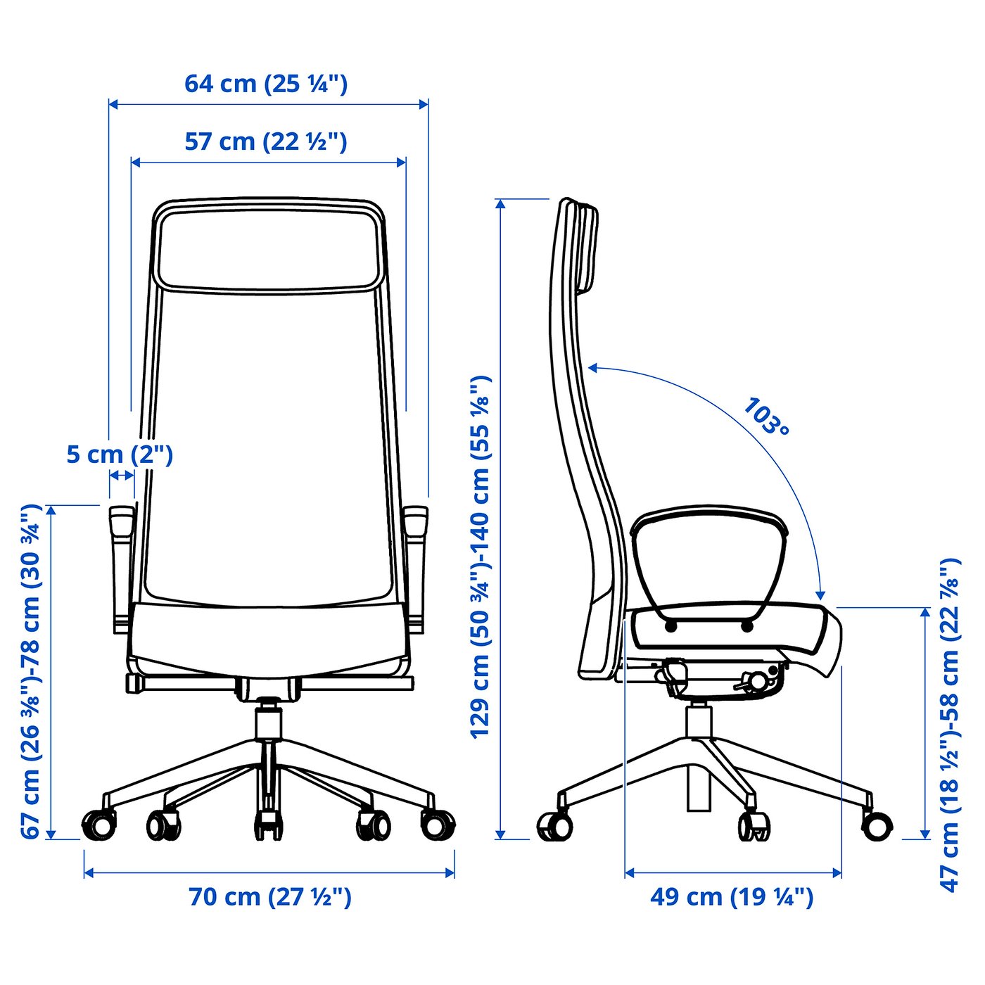 MARKUS Office chair - Thumbnail 5