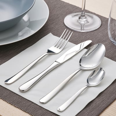 Silverware Sets, 30 Pieces Stainless Steel Flatware Set, Utensils Set  Service for 6, Tableware Cutlery Set for Home and Restaurant, Knives Forks