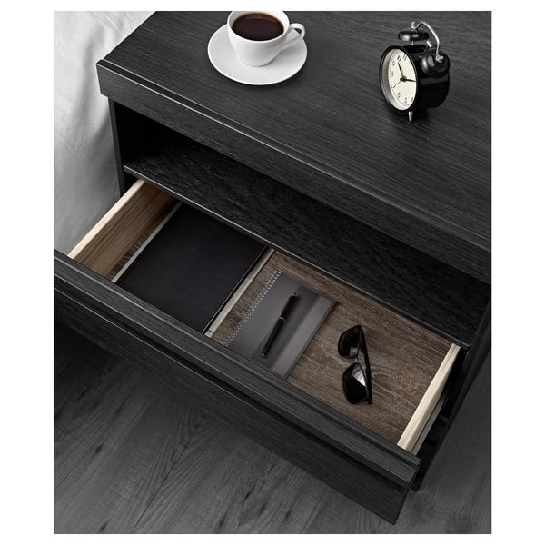 MATHOPEN Nightstand blackbrown IKEA