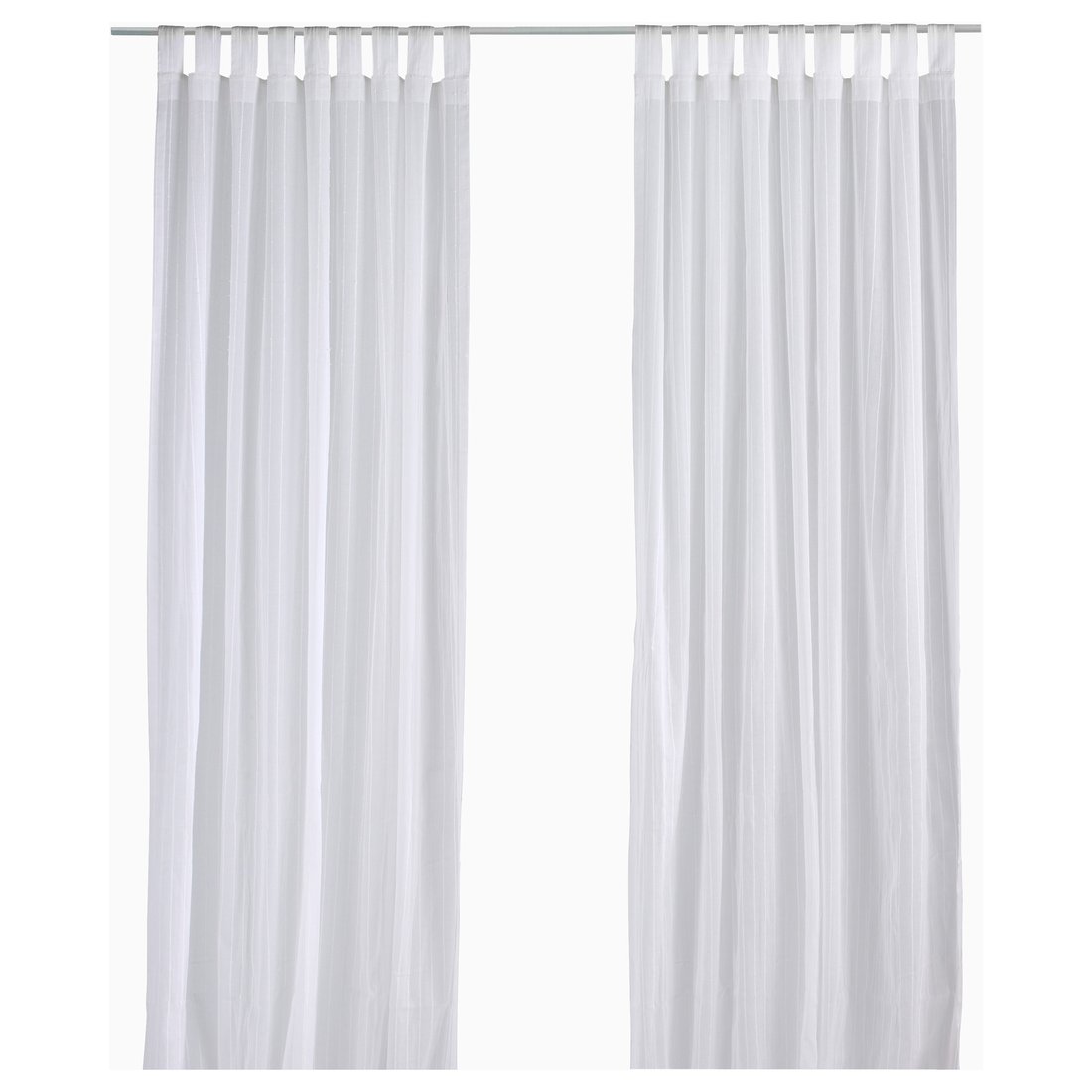 MATILDA Sheer curtains, 1 pair, white IKEA