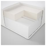 MATRAND Memory foam mattress, firm/white, Full