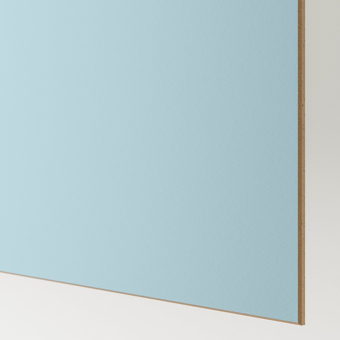 MEHAMN 4 panels for sliding door frame, light blue/light green